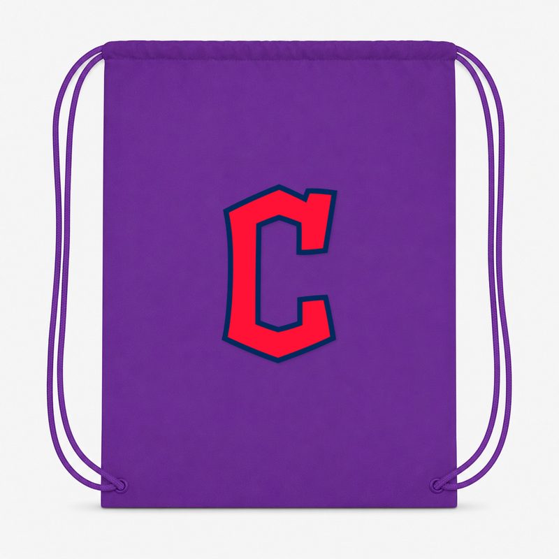 Cleveland Guardians Drawstring Bag - Purple