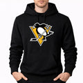 Men's Pittsburgh Penguins Pullover Hoodie - Black
