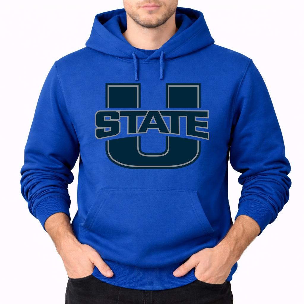 Men's Utah State Aggies Pullover Hoodie - Blue