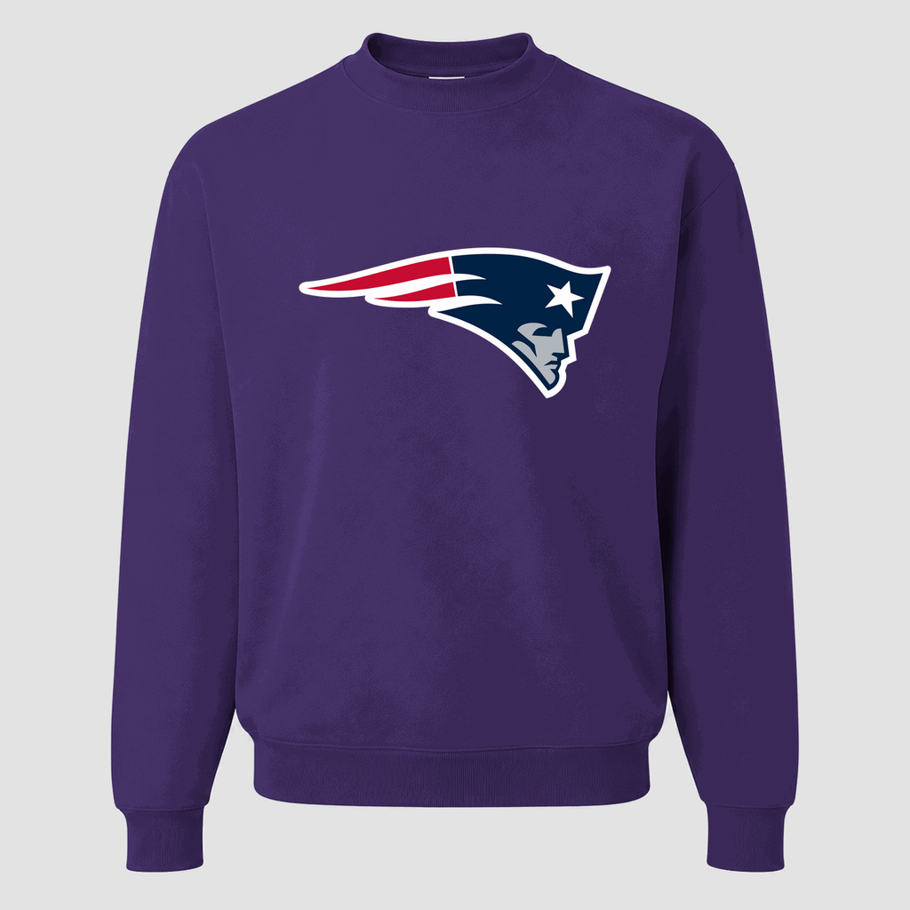 Men's New England Patriots Crewneck Sweatshirt - Purple