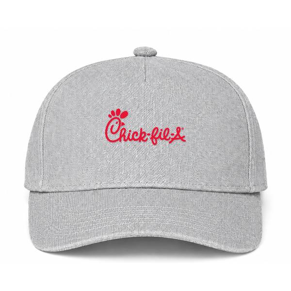 Chick-fil-A Logo Gray Dad Baseball Cap Hat