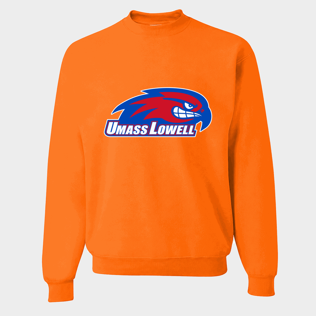 Men's UMass Lowell River Hawks Crewneck Sweatshirt - Orange