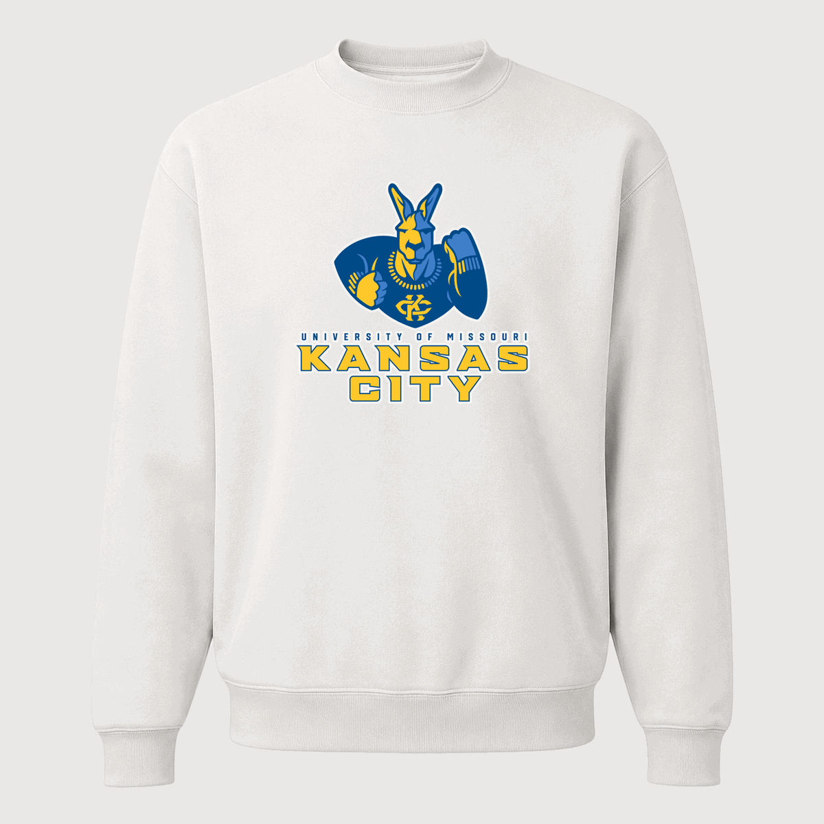 Men's UMKC Kangaroos Crewneck Sweatshirt - White