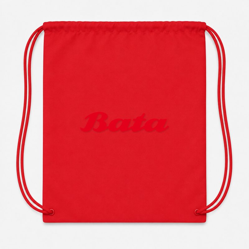 Bata Drawstring Bag - Red