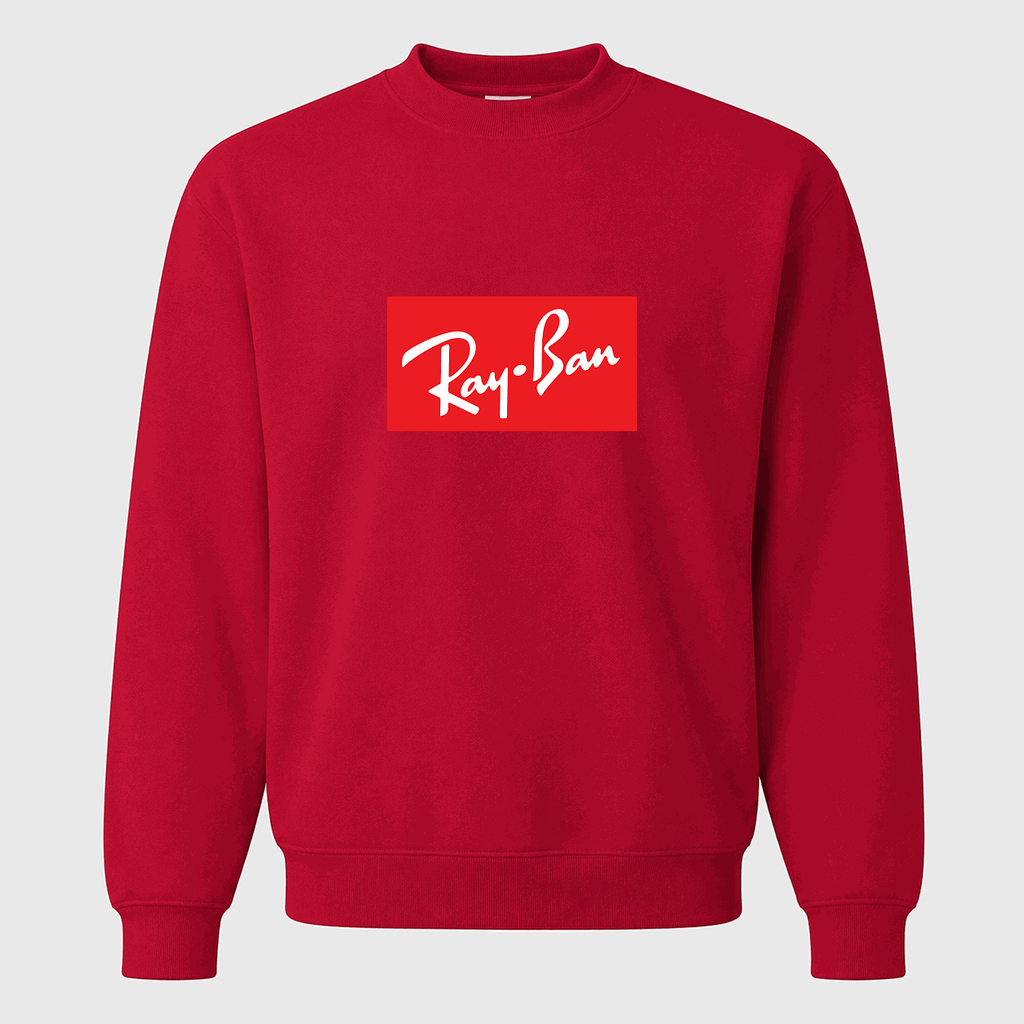 Men's Ray-Ban Crewneck Sweatshirt - Red
