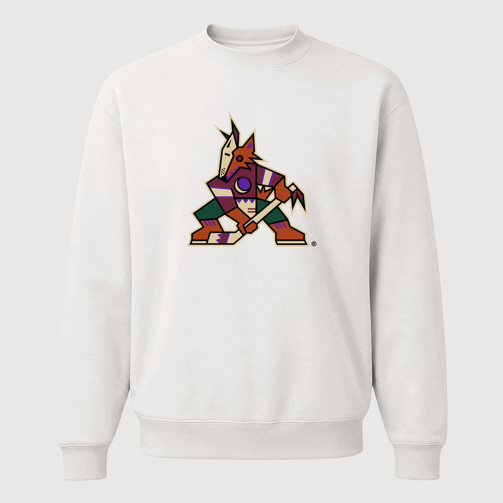 Men's Arizona Coyotes Crewneck Sweatshirt - White