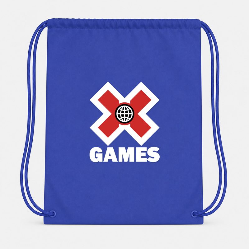 X Games .white Drawstring Bag - Blue
