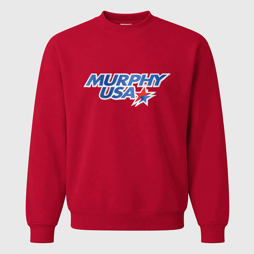 Men's Murphy USA Crewneck Sweatshirt - Red