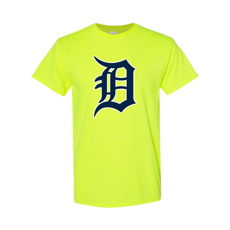 Men's Detroit Tigers Cotton T-Shirt - Safety Green