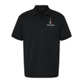 Men's Paris 2024 Olympics White Logo Dry Blend Polo - Black