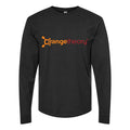 Men's Orangetheory-Fitness-Logo-1024x576 Long sleeves Cotton Blend T-Shirt - Black