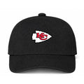 Kansas City Chiefs NFL Logo Black Dad Baseball Cap Hat