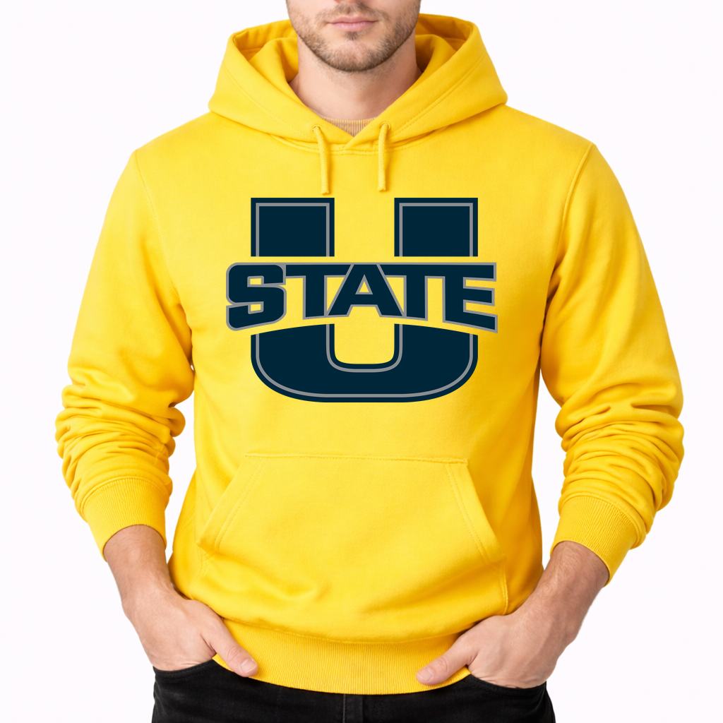 Men's Utah State Aggies Pullover Hoodie - Yellow