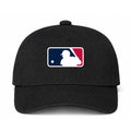Major League Baseball Logo Black Dad Baseball Cap Hat