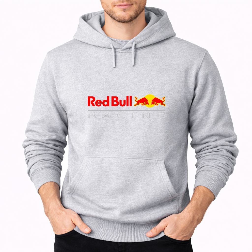 Men's Red Bull Racing Pullover Hoodie - Gray