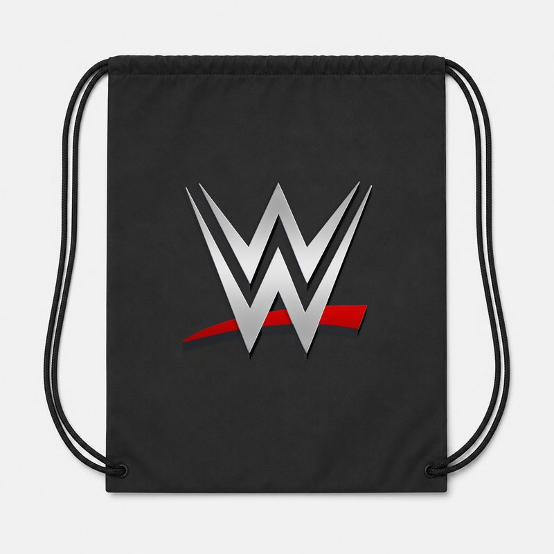 WWE Wrestling Drawstring Bag - Black