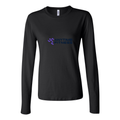 Women's Anytime Fitness logo 1536x864 Long Sleeve T-Shirt - Black