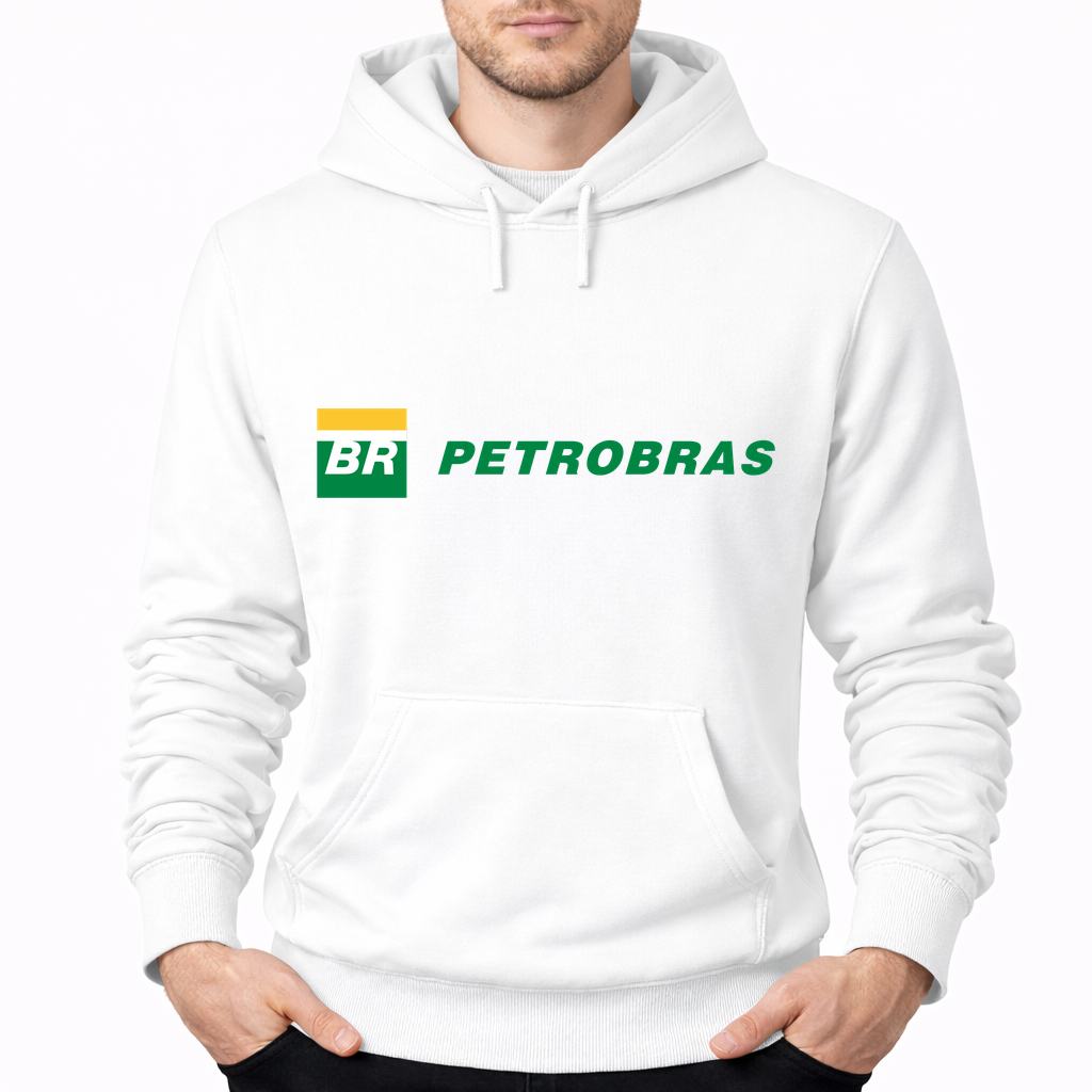 Men's Petrobras Pullover Hoodie - White