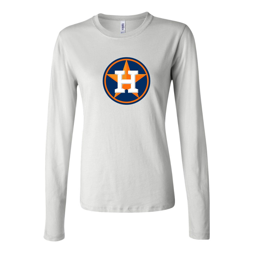 Women's Houston Astros Long Sleeve T-Shirt - White