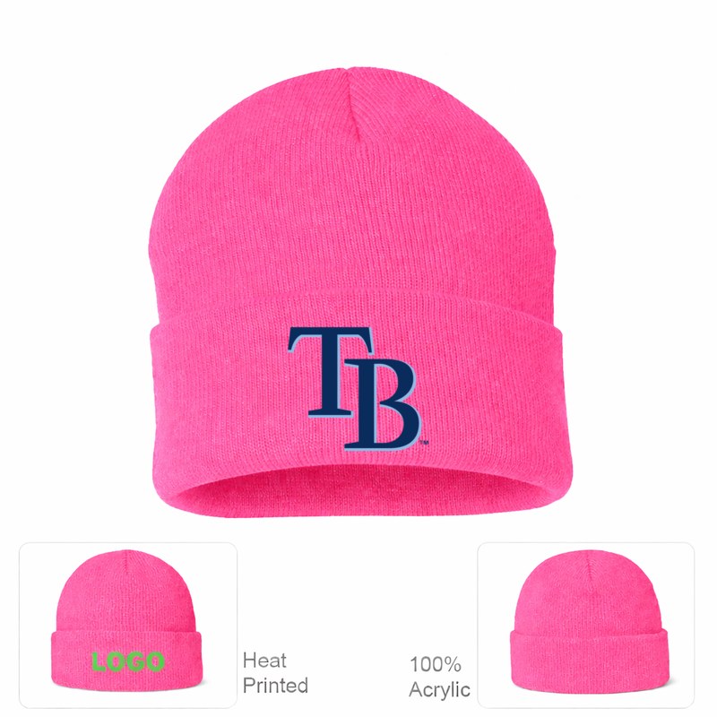 Tampa Bay Rays Beanie Hat - Pink