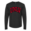 Men's UNLV Rebels Logo Long sleeves Cotton Blend T-Shirt - Black