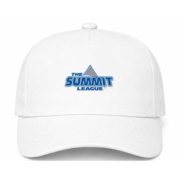 The Summit League Logo White Dad Baseball Cap Hat