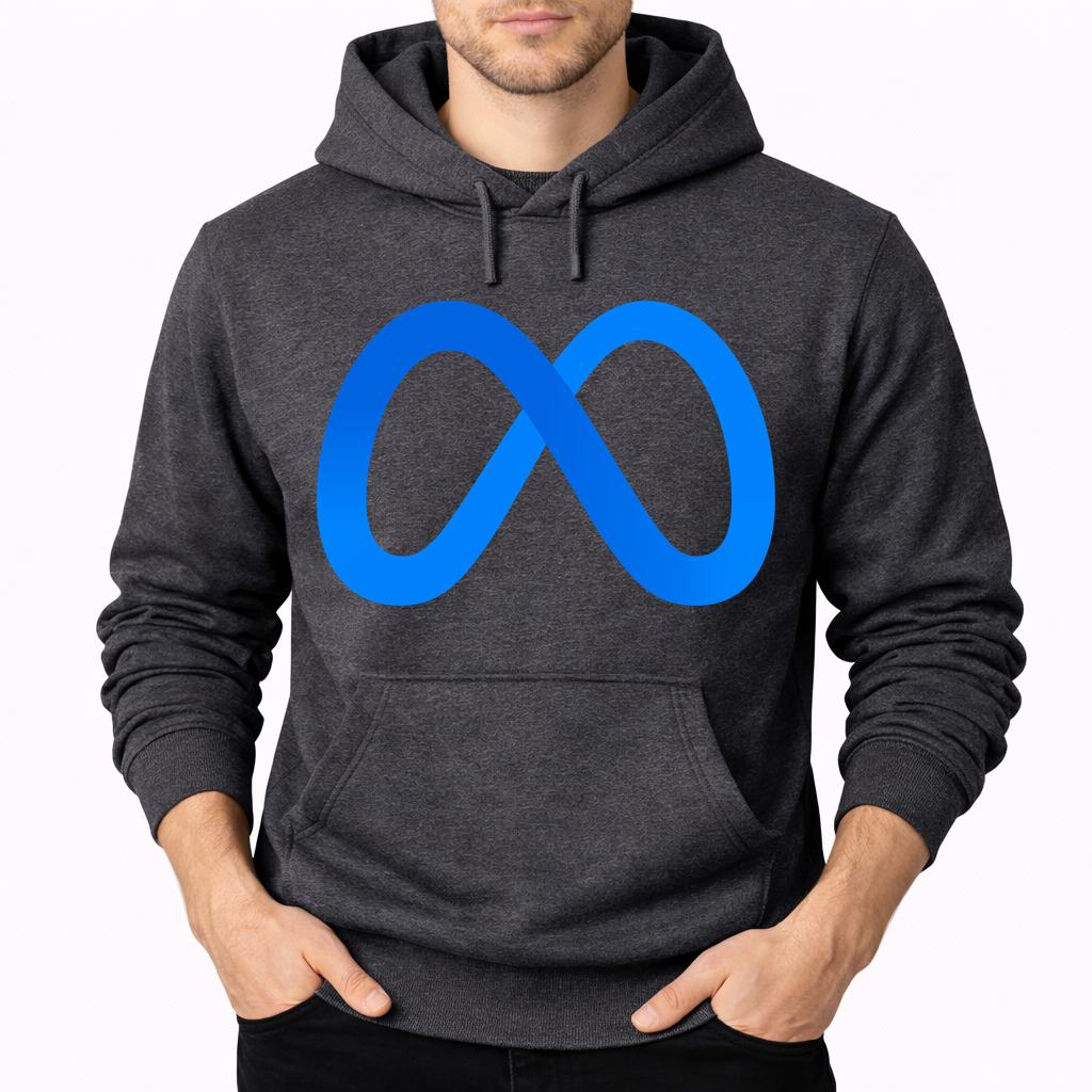 Men's Meta Pullover Hoodie - Charcoal