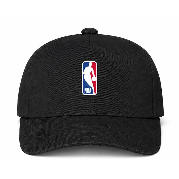 NBA Logo Black Dad Baseball Cap Hat