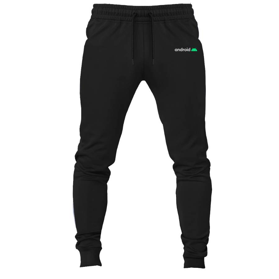 Android White joggers sweatpants - Black