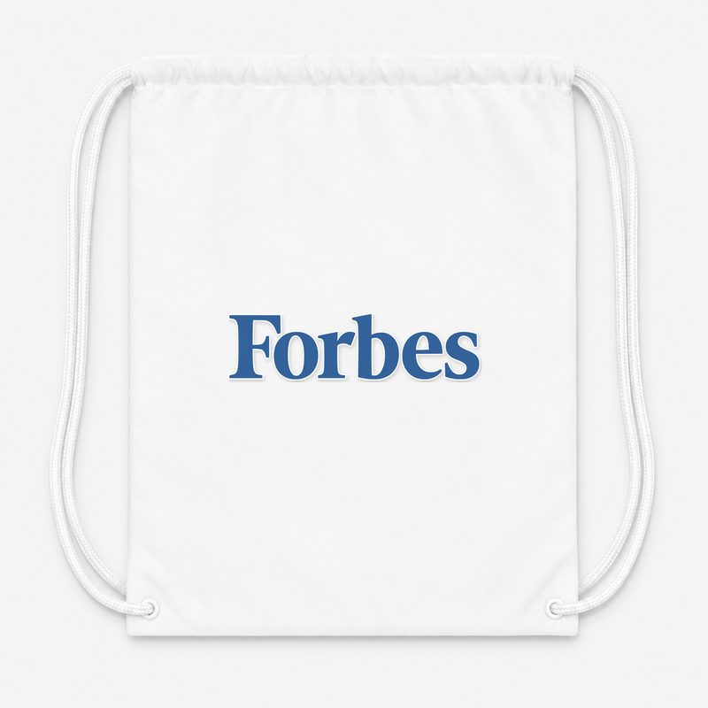 Forbes PNG1 Drawstring Bag - White