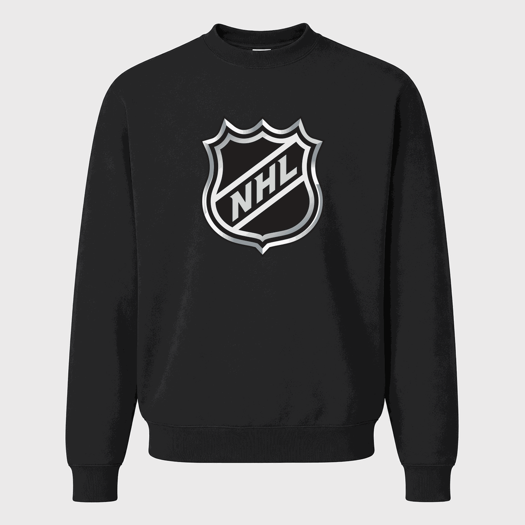 Men's NHL Shield Crewneck Sweatshirt - Black