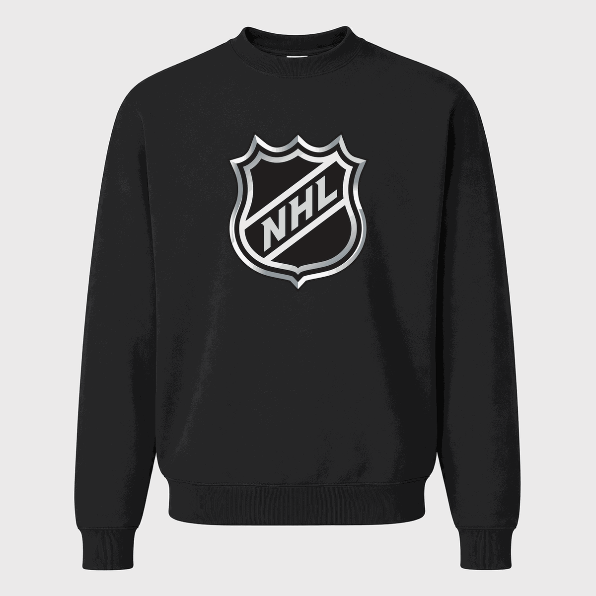 Men's NHL Shield Crewneck Sweatshirt - Black