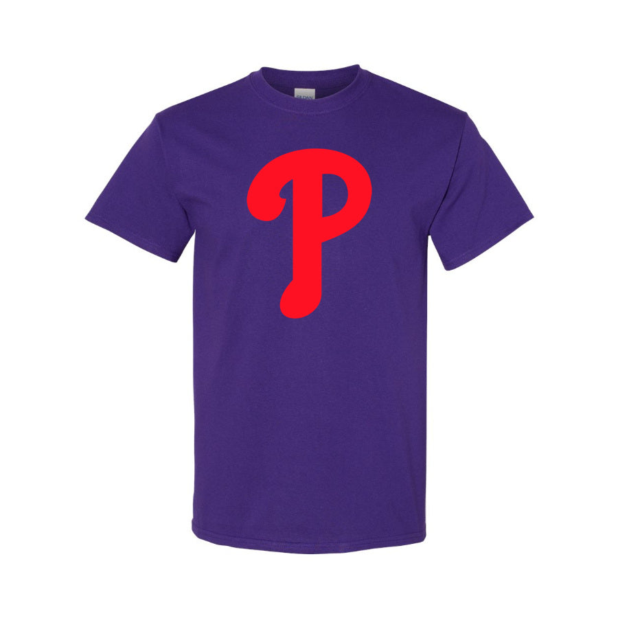 Men's Philadelphia Phillies Cotton T-Shirt - Purple