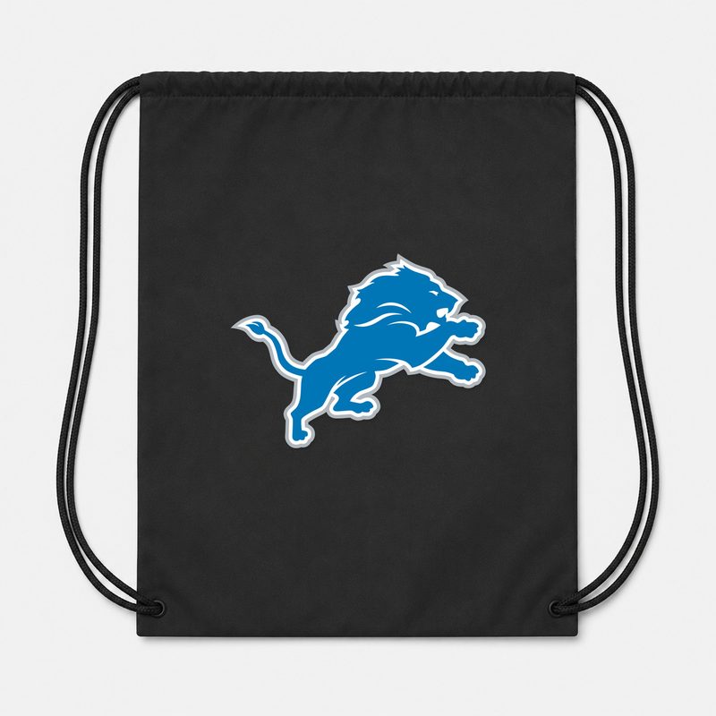 Detroit Lions Drawstring Bag - Black