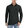 Brawn GP quarter-zip athletic shirt in Black