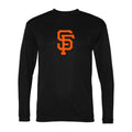 Men's San Francisco Giants Polyester Long Sleeve T-Shirt - Black