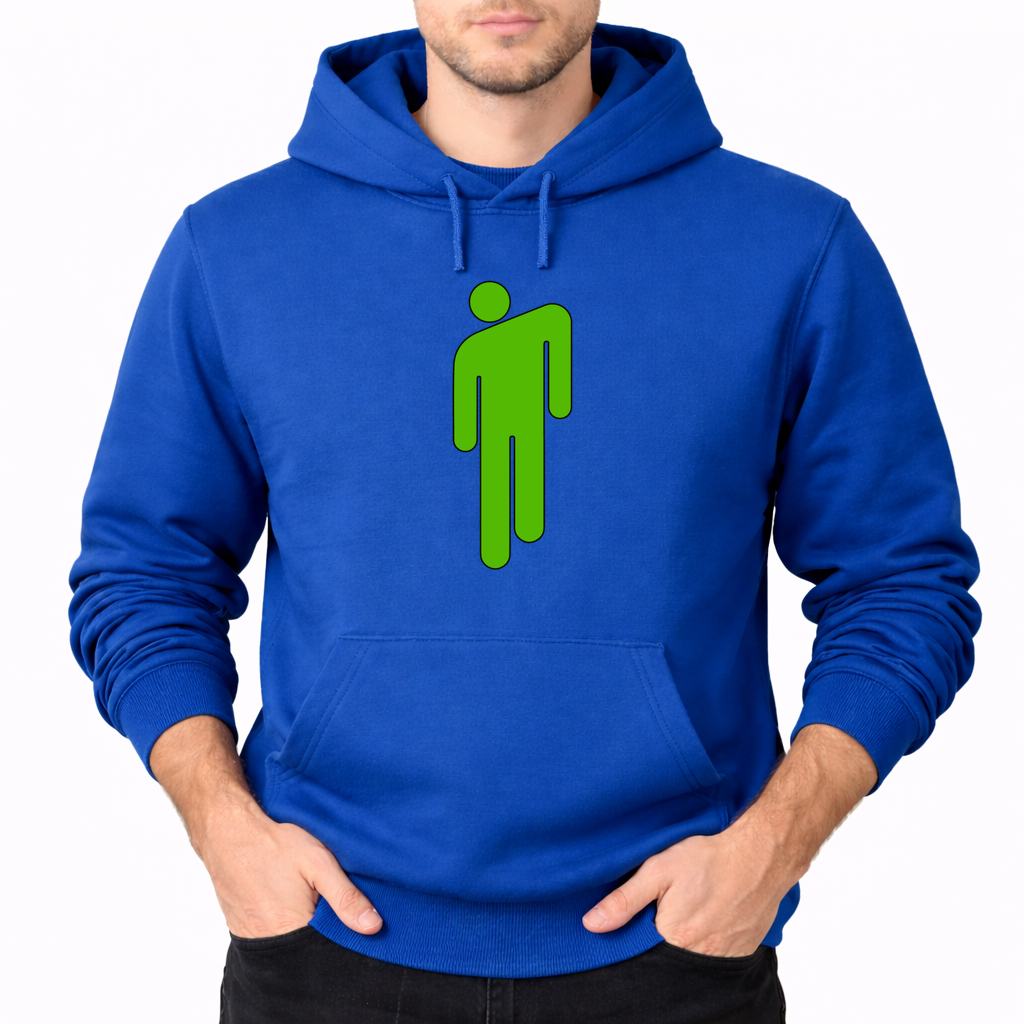 Men's Billie Eilish Pullover Hoodie - Blue