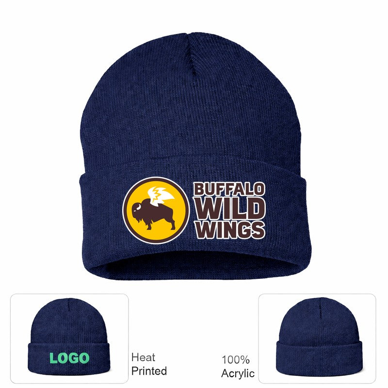 Buffalo Wild Wings Navy Beanie Hat