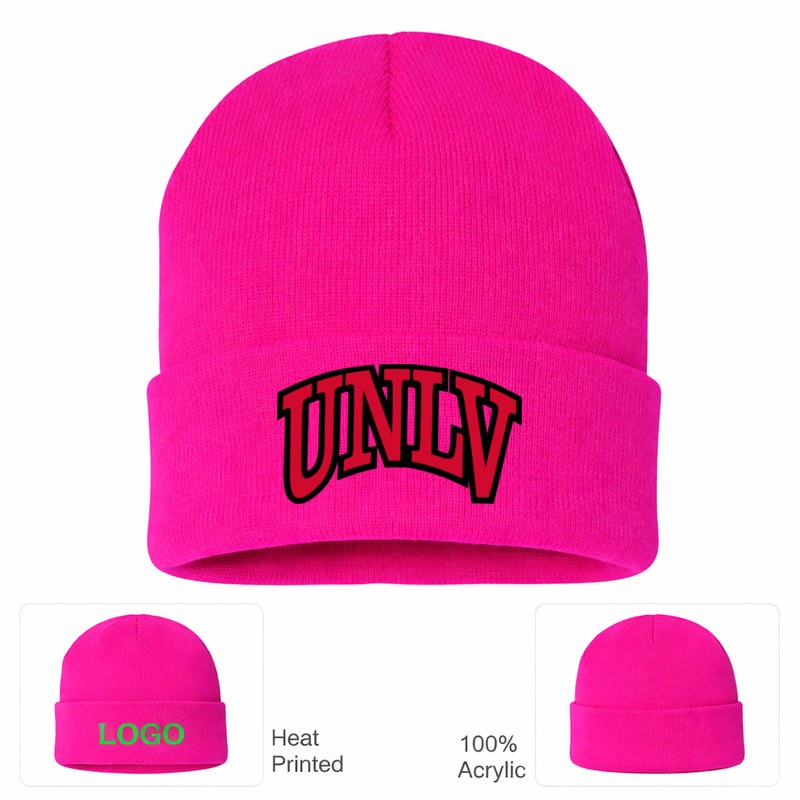 UNLV Rebels Hot Pink Beanie Hat