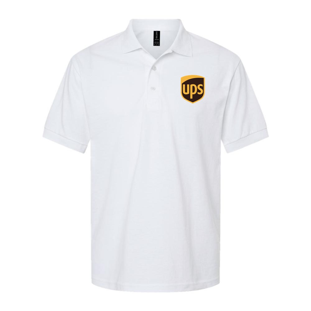 Men's UPS Dry Blend Polo - White