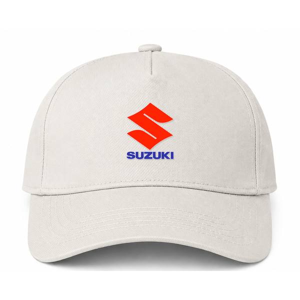 Suzuki Logo Beige Dad Baseball Cap Hat