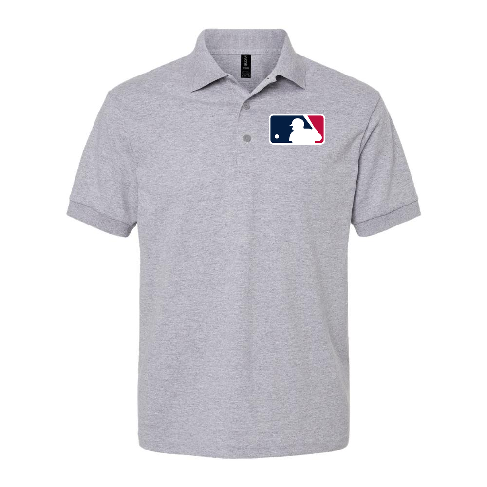 Men's Major League Baseball Dry Blend Polo - Gray