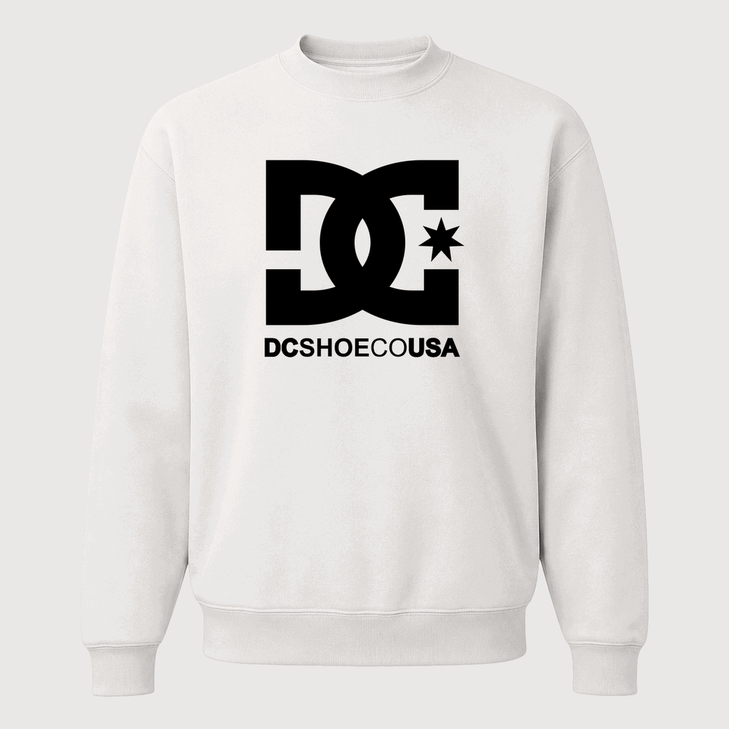 Men's DC Shoes Crewneck Sweatshirt - White