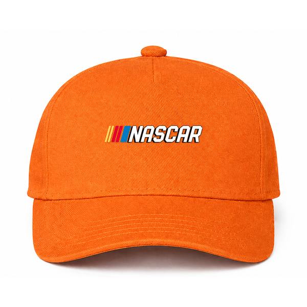 NASCAR Logo Orange Dad Baseball Cap Hat