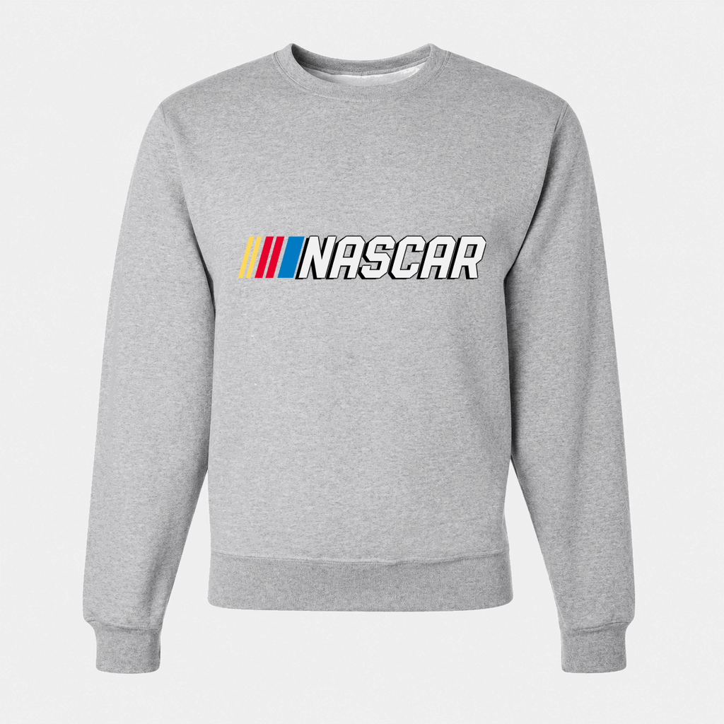 Men's NASCAR Logo Crewneck Sweatshirt - Gray