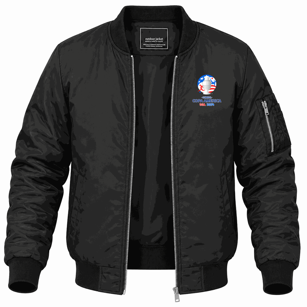 Men's Copa América 2024 logo Lightweight Bomber Jacket - Black