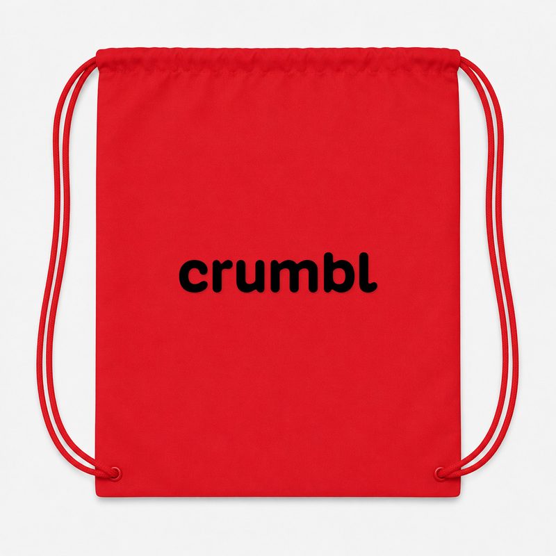 Crumbl Cookies 7 Drawstring Bag - Red