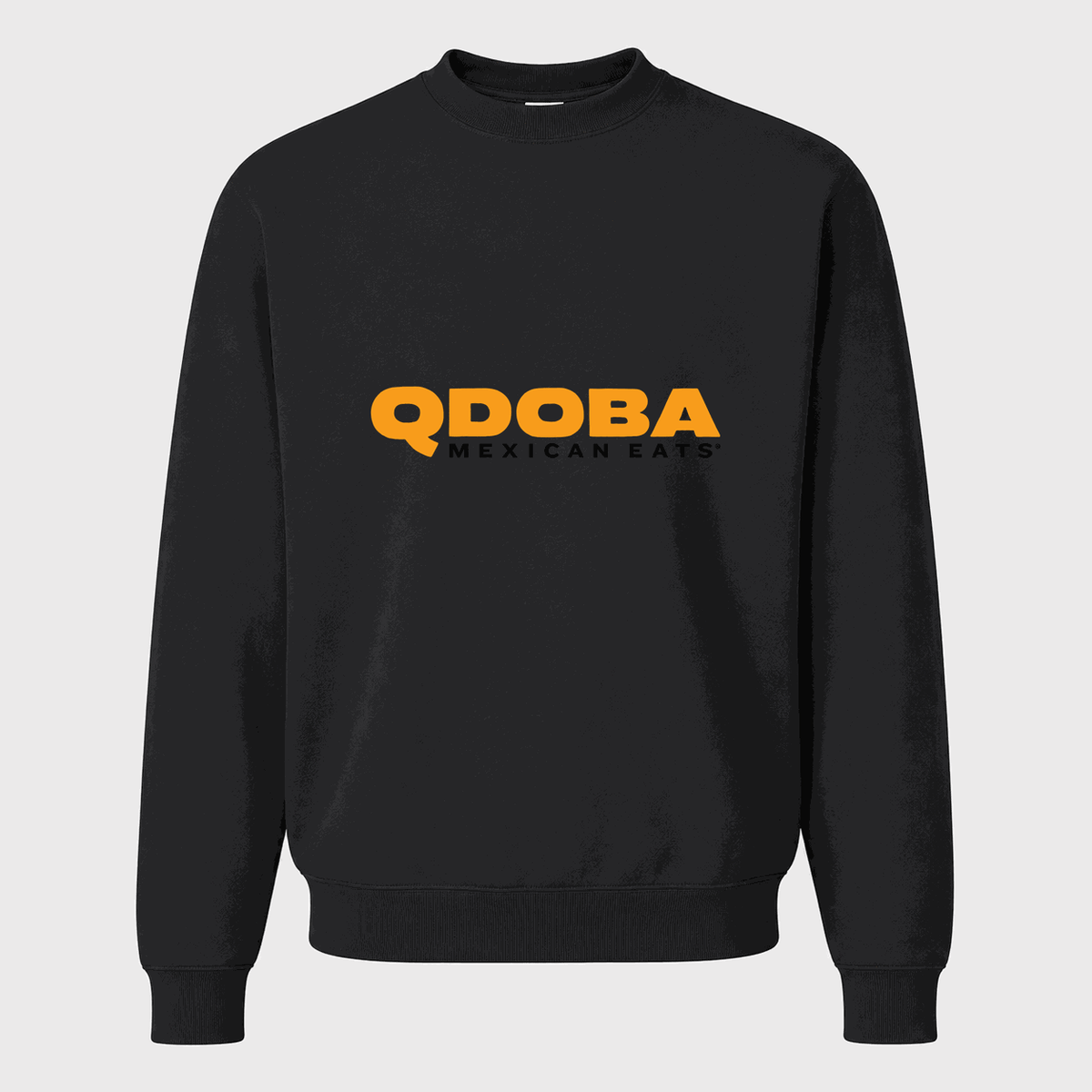 Men's QDOBA Crewneck Sweatshirt - Black