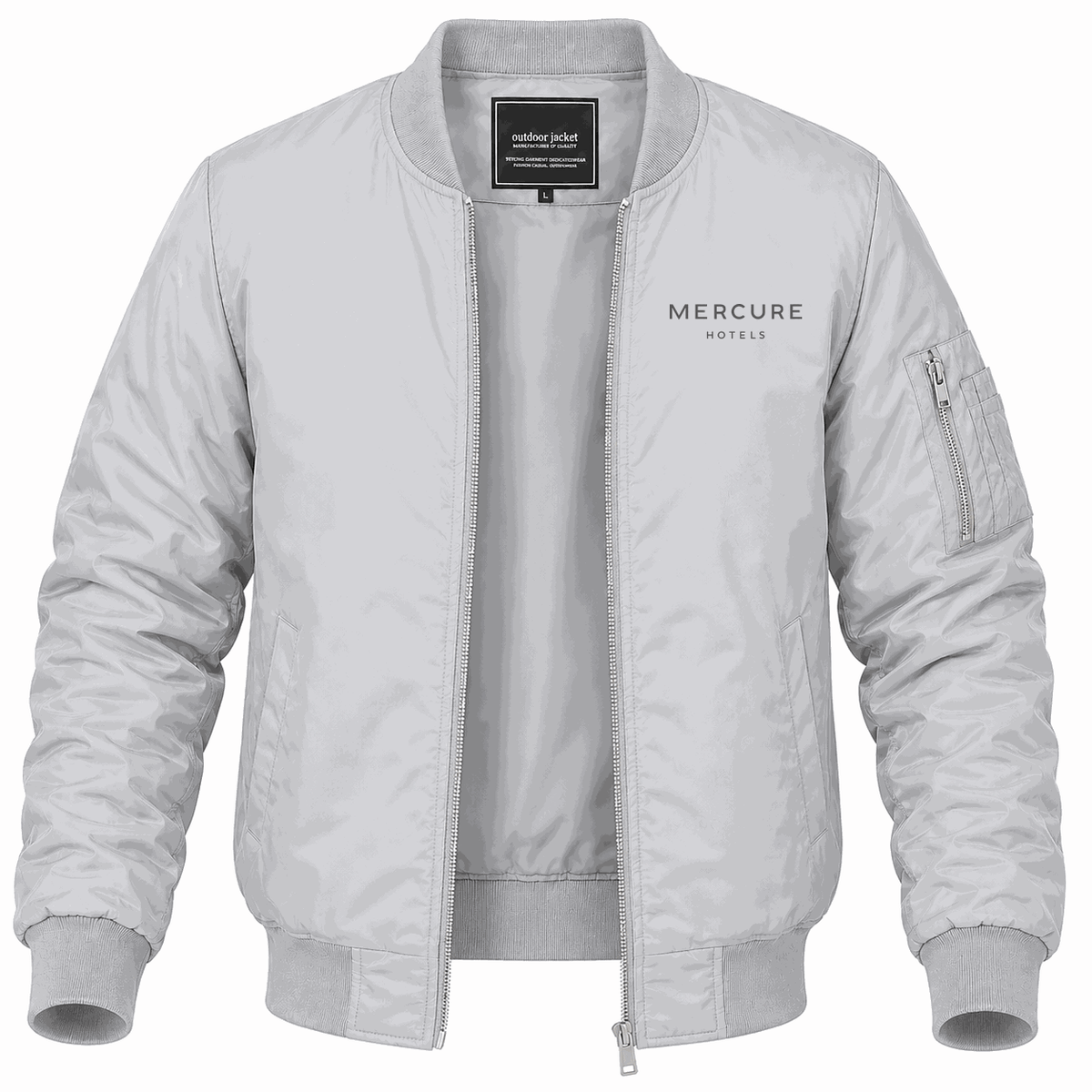 Men's Mercure Lightweight Bomber Jacket - Gray