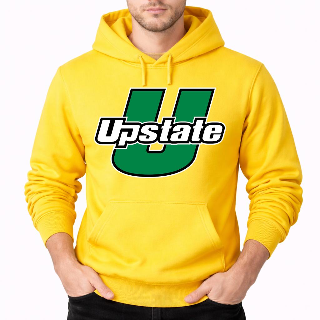 Men's USC Upstate Spartans Pullover Hoodie - Yellow